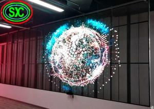 Quality P10 Outdoor transparent led curtain screen for Window , 75% Transparency wholesale