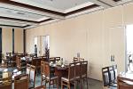 Acoustic Wooden Folding Screen Room Divider For Restaurant Decorative