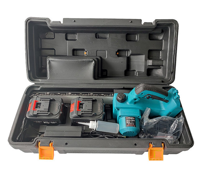 8 10 Inch Cordless Portable Mini Electric Chainsaw Rechargeable Lithium Battery Chain Saw