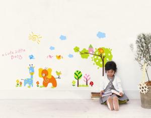 Quality Cute PVC Removable Wall Stickers Waterproof For Kindergarten wholesale