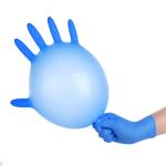 Anti Oil Disposable Poly Gloves , Medical Rubber Gloves Corrosive Resistance