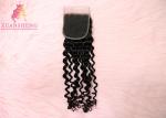 10A 4x4 Lace Closure , Virgin Brazilian 4x4 Malaysian Curly Hair Transparents
