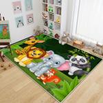 Cartoon Crystal Velvet Sofa Bedroom And Living Room Floor Carpets 100*180cm