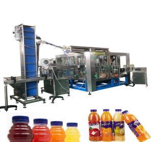 Quality 3 In 1 Concentrated Juice Bottling Machine / Juice Filling Equipment For Pet Bottle wholesale