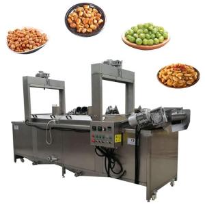 Quality Meatballs Chicken Double Belt Continuous Frying Machine Sus304 1000kg/H wholesale