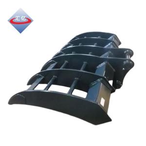 Quality R140 6 Ribs 2000mm Excavator Land Clearing Rakes Long Durability wholesale