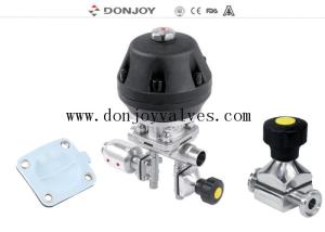 Quality DN80 Welding 316L Multiport Pneumatic Diaphragm Valve wholesale
