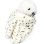 Head Rotatable White Feather Eagle Plush Toy 25cm
