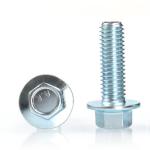 Class4.8 Hexagonal Screws Steel Bolts / Din 6921 Flange Bolts