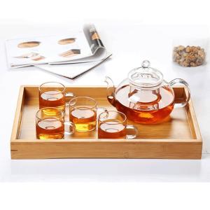 Quality Nesting Natural Bamboo Food Tray Decorative Rectangle Odm wholesale