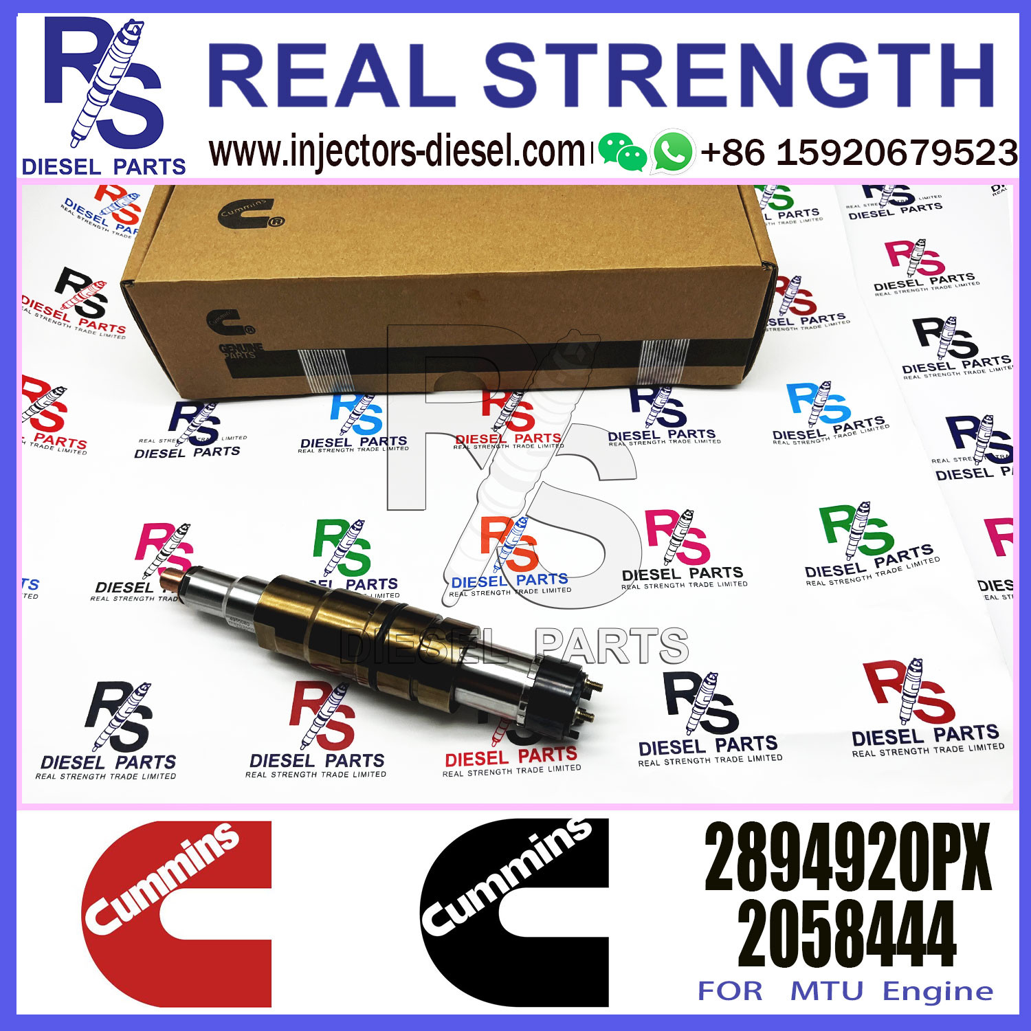Diesel Common Rail Fuel Injector 2894920PX 1948565 2030519 2031836 2031835 2086663