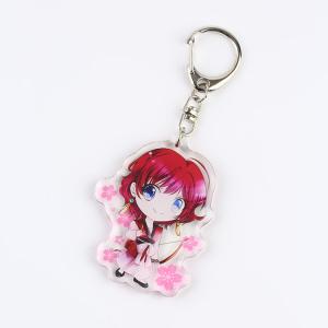 Quality Anime Printed Acrylic Glitter Epoxy Charms Double Sided Non Toxic wholesale