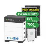 Stackable home energy storage systems 100Ah ESS 15kwh-40kwh High Voltage Hybrid