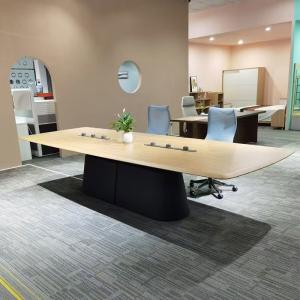 China Wooden Meeting Room Table And Chairs Large Conference Table For Manager on sale