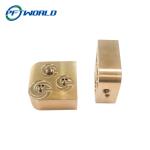 Sandblasting Machining CNC Brass Parts Powder Coated Electro Polishing