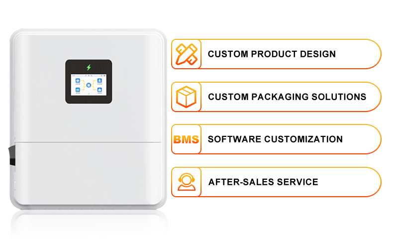 IP65 Single Phase 48V 3kw 4.6kw Solar Hybrid Inverter On/Off Grid 5kw 6kw Solar Inverter MPPT 48V 3.6kw Hybrid Solar Inverter