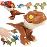 Customized Plastic Animal Dinosaur Finger Toys OEM PVC Toys Made Silicone Kid