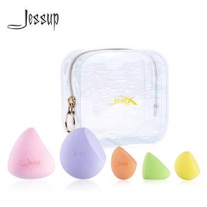 Quality Latex Free Jessup 5pcs Beauty Blender Makeup Puff Sponge wholesale