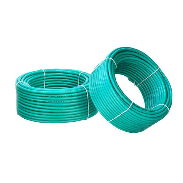 Insulated Green Copper Electrical Power Cable With PVC Jacket Flexible Core
