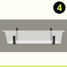 Single-side Bracket Carbon Steel Window Planter Box Brackets for Balcony Patio Outdoor