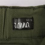 Olive Ladies Casual Shorts 70% Cotton 2% Spandex Casual Summer Shorts Womens