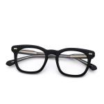 Square Acetate Rectangular Glasses Classic Retro Artisanal Personality Thick