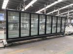 Large Display Remote Compressor Commercial Freezer Glass Door With Adjustable