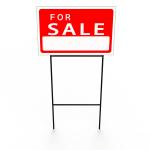 Powder Coated Metal Wire H Shape A3 Poster Display Stand