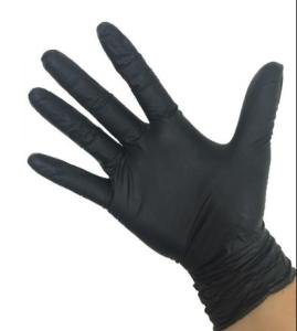Quality Safety Work Black 10pcs Medical Disposable Nitrile Gloves wholesale