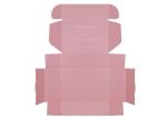 Oem CMYK printing Pink Cosmetic Paper Packaging Cosmetic Shipping Box