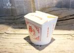 Hot Food To Go Food Containers Biodegradable Noodle Box Kraft Paper