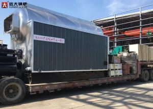 Quality 2000Kg DZH Coal Wood Steam Boiler With Moving Grate Working Safety wholesale