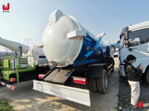 Quality Dongfeng 6CBM Light Duty Vacuum Suction Pump Suction Sewage Truck wholesale