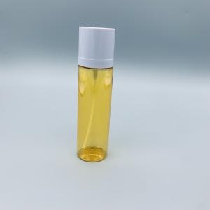 Quality PET yellow translucent aerosol pump bottle plastic hand sanitizer wholesale