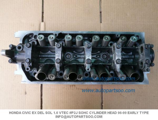# P2J SOHC CYLINDER HEAD 96-99 EARLY TYPE NO CORE HONDA CIVIC EX DEL SOL 1.6