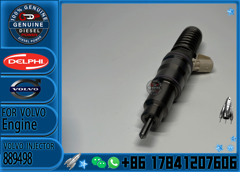 4 Pin Diesel Engine Common Rail Injector Diesel Fuel Injector 22012829 BEBE4L13001 21714948 889498 For VO-LVO D16