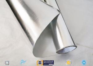 Quality Thermal Insulation Aluminium Foil Singled Side Woven Fiberglass Fabric wholesale