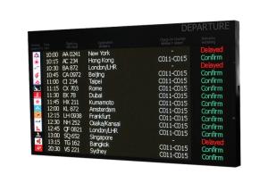 Quality High Brightness Flight Information Display Impact Resistant Energy Saving wholesale