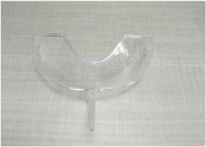 Quality PC Material Molded Plastic Optics Eye Protection Shield Transparent Color wholesale
