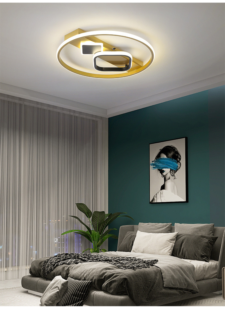 LED Ceiling Lights Rectangular Living Room Bedroom Aisle Recessed Lamps Simple LED Chandelier(WH-MA-245)