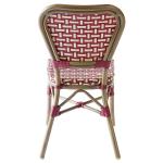 Patio French Bamboo Look Stackable Bistro Dining Chairs