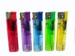 1100ctns/FCL Kitchen Transparent Colors Electronic Slim Cigarette Lighters DY