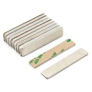 Quality N52 Super Strong Permanent 3M Adhesive Neodymium Block Magnet wholesale