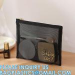 Mesh Makeup Cosmetic Bag Portable Travel Organizing Zipper Pouch Toiletries