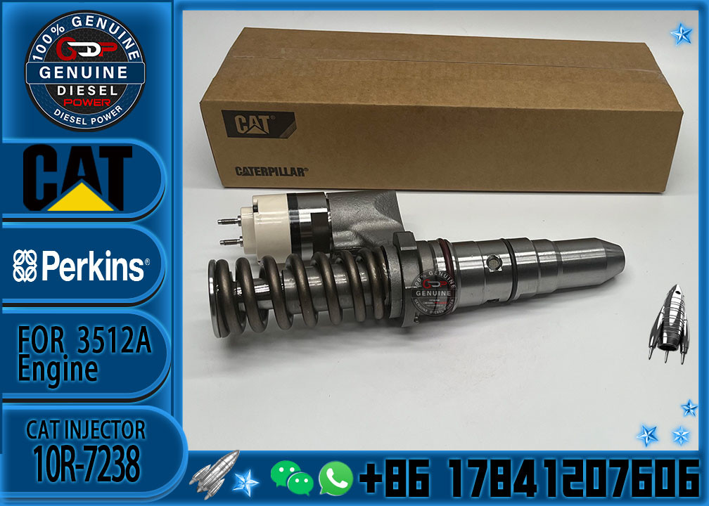 Cat 3508C 3512C Engine Injector diesel common Rail Fuel Injector 246-1854 10R-7238 for Caterpillar