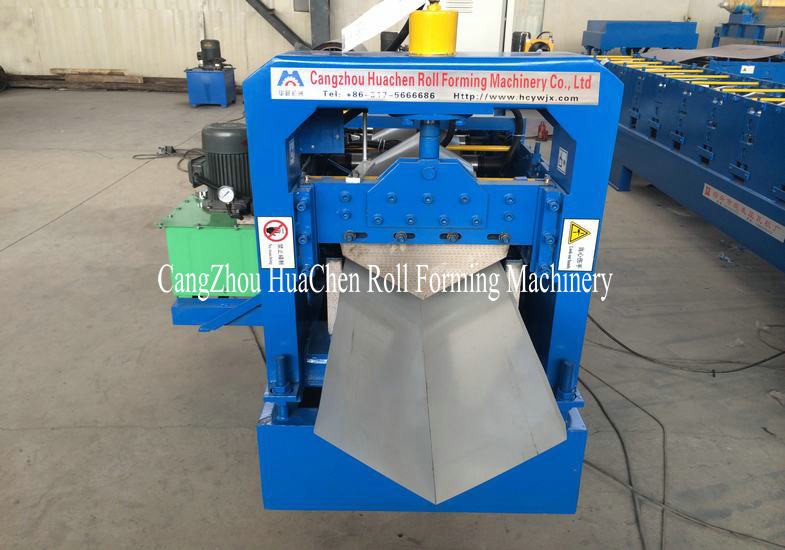 Steel Plate Make Ridge Cap tile Machine Ridge Cap Cold Roll forming Machine
