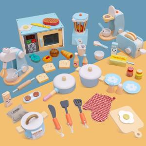 Quality Unisex Kids Early Education Wooden Pretend Kitchen Toys wholesale