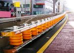 Korea ETI KSI Type Bend Safety Roller Barriers , Metal Beam Crash Barrier