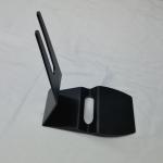 Standard 4mm Thickness Black Bicycle Floor Type Hub Mount Parking Rack Stand for