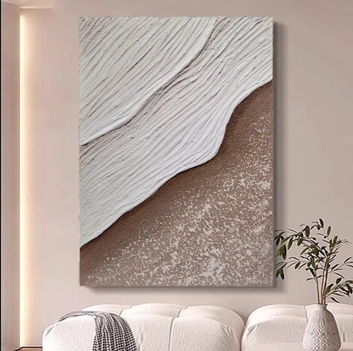3D Sandstone Painting Handmade Oil Painting On Canvas For Home Decoration Wall Art